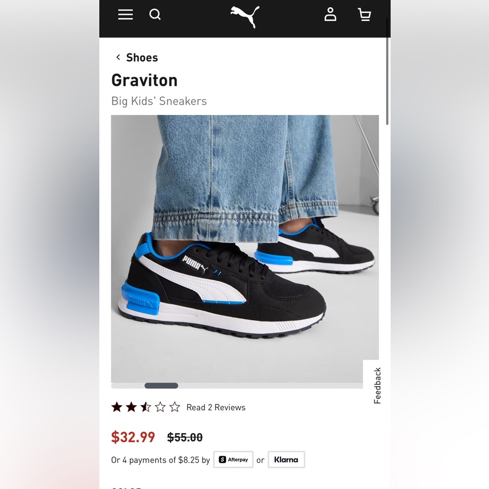 Brand new Puma Kid’s Graviton sneakers - Picture 6 of 6